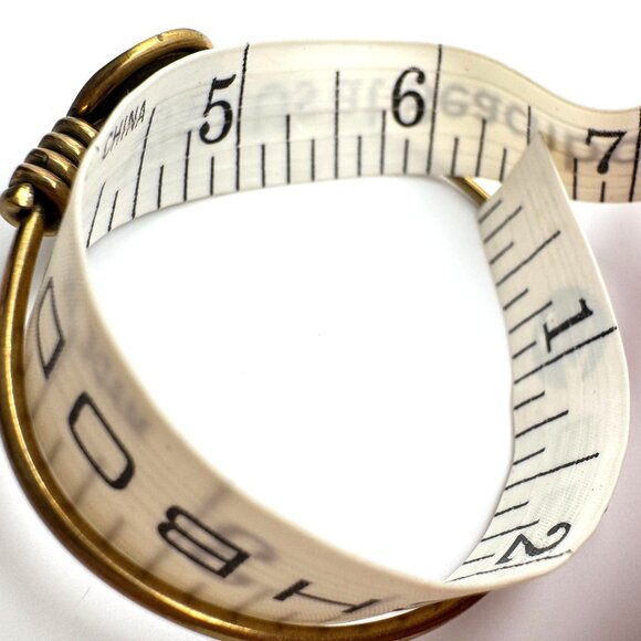 Brass Spiral Geometric Bracelet Boho Design Ethnic Handcrafted Statement - Picture 3 of 7